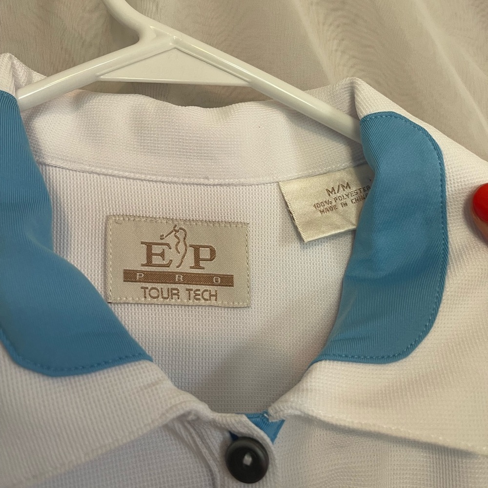 White Golf Polo